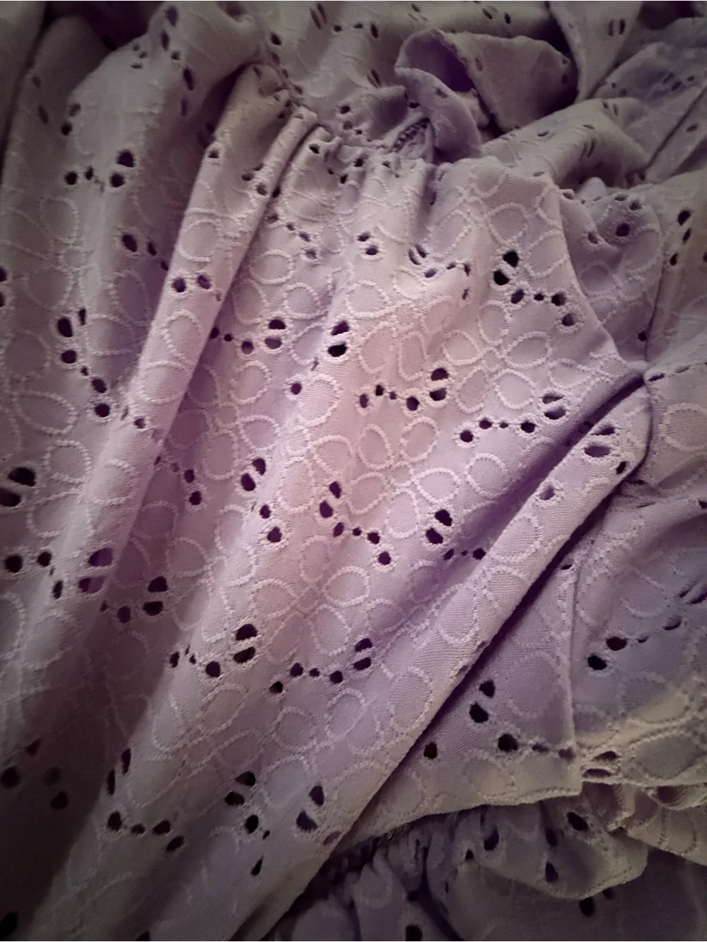 Girls Pastel Dress Bundle - Pink Daisy, Lavender Eyelet, White Eyelet.  Size 7.